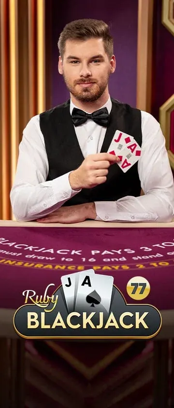 jeu Blackjack 77 - Ruby · Talismania Casino